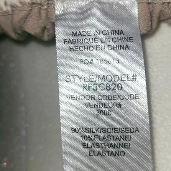 Kate Young x Splendid Silk Wide leg Pants - Picture 7 of 7